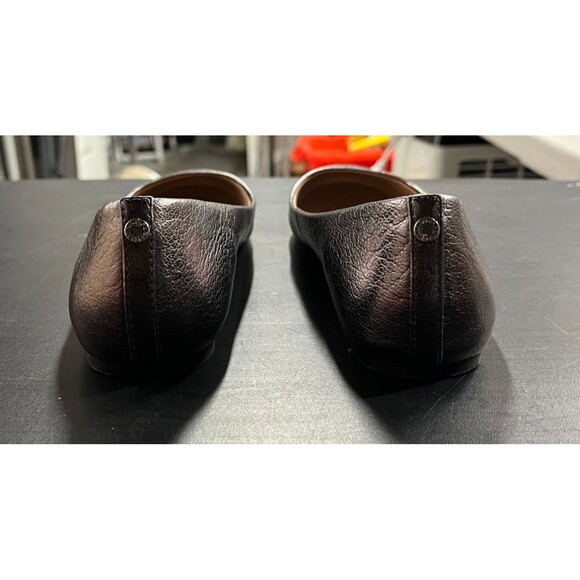 BCBGeneration Geremia Leather Calf Ballet Flats Gunmetal Size 6 - Picture 7 of 12